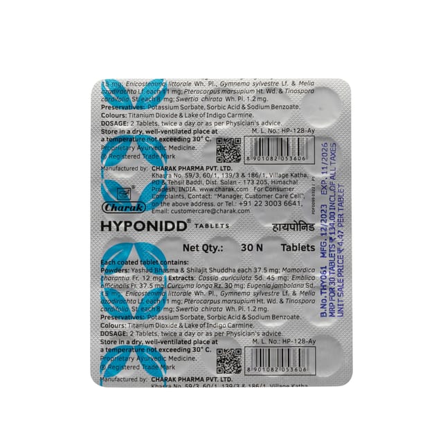 Hyponidd Tablets Charak